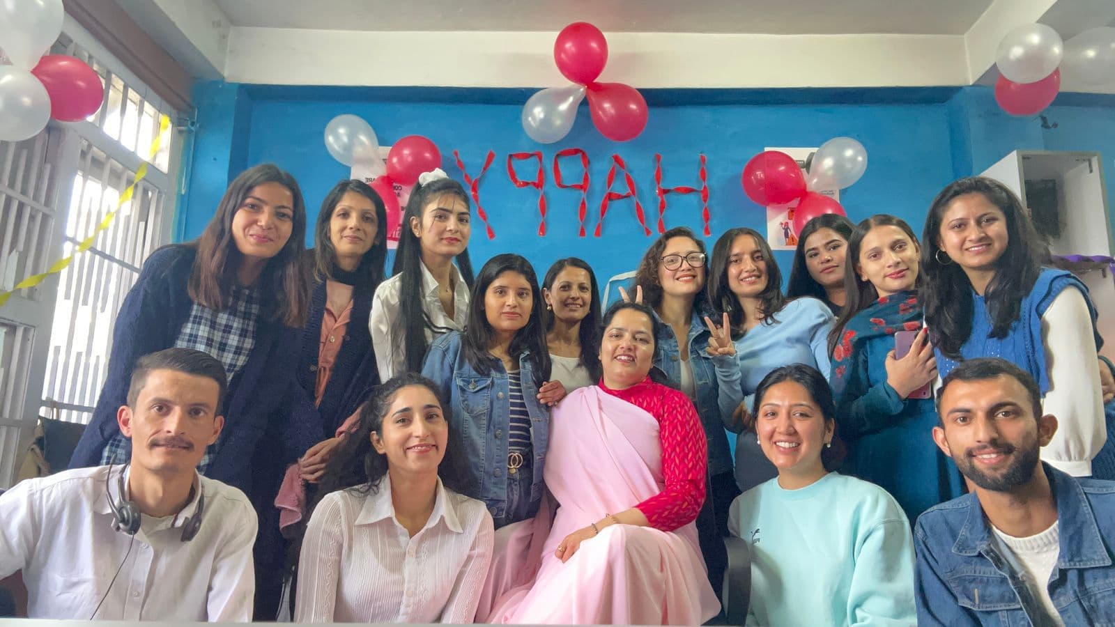 Team celebration at HighlandConnect